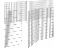 Aptvaras gyvūnams, 24 segmentai, 54x100cm, galvanizuota geležis