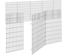Aptvaras gyvūnams, 48 segmentai, 54x80cm, galvanizuota geležis