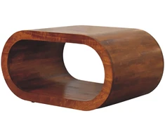 Artisan Furniture Amaya mango medienos kavos staliukas, kaštono atspalvio