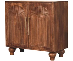 Artisan Furniture Arco komoda su griovelių rašto fasadais