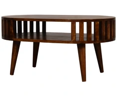 Artisan Furniture Ariella mango medienos kavos staliukas, kaštono atspalvio