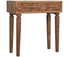 Artisan Furniture Arno mango medienos konsolinis staliukas, tikmedžio atspalvio