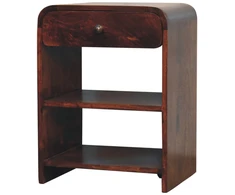Artisan Furniture Aspen atviras mango medienos naktinis staliukas