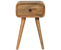Artisan Furniture Ąžuolo Mini naktinis staliukas su 1 stalčiumi