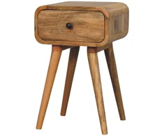 Artisan Furniture Ąžuolo Mini naktinis staliukas su 1 stalčiumi