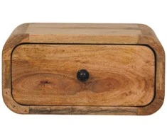 Artisan Furniture Ąžuolo Mini naktinis staliukas su 1 stalčiumi
