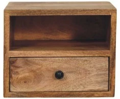 Artisan Furniture Ąžuolo naktinis staliukas su 1 stalčiumi
