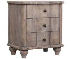 Artisan Furniture Beaumont lenktų formų naktinis staliukas