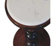 Artisan Furniture Bellmont šoninis staliukas su marmuriniu stalviršiu