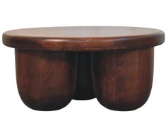 Artisan Furniture Clara Sculpted mango medienos kavos staliukas