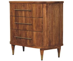 Artisan Furniture Emerson komoda su reljefiniais fasadais ir 3 stalčiais