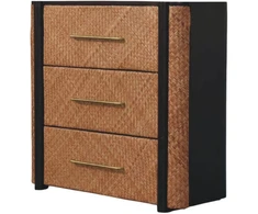 Artisan Furniture Havana Weave mango medienos komoda su 3 stalčiais