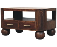 Artisan Furniture Kavos staliukas su rutulio formos kojelėmis
