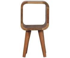 Artisan Furniture Lenktas Ąžuolo Mini naktinis staliukas