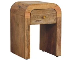 Artisan Furniture Lenktas Ąžuolo Mini naktinis staliukas