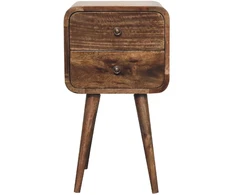 Artisan Furniture Lenktas mini naktinis staliukas, 30 cm