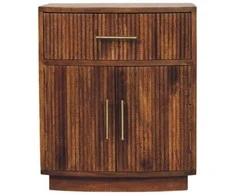 Artisan Furniture Lenktas naktinis staliukas
