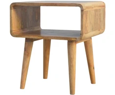 Artisan Furniture Lenktas naktinis staliukas