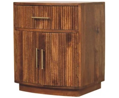 Artisan Furniture Lenktas naktinis staliukas
