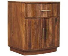 Artisan Furniture Lenktas naktinis staliukas
