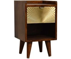 Artisan Furniture Mini naktinis staliukas su 1 stalčiumi