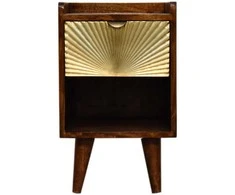 Artisan Furniture Mini naktinis staliukas su 1 stalčiumi
