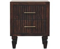 Artisan Furniture Naktinis staliukas su 2 stalčiais