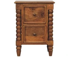 Artisan Furniture Naktinis staliukas su 2 stalčiais