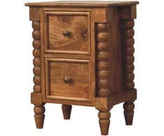 Artisan Furniture Naktinis staliukas su 2 stalčiais