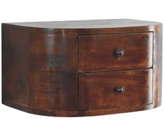 Artisan Furniture Naktinis staliukas su 2 stalčiais