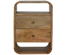 Artisan Furniture Naktinis staliukas su 2 stalčiais