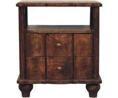 Artisan Furniture Naktinis staliukas su 2 stalčiais
