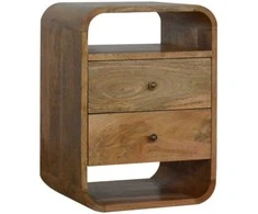 Artisan Furniture Naktinis staliukas su 2 stalčiais