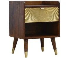 Artisan Furniture Naktinis staliukas su 1 stalčiumi