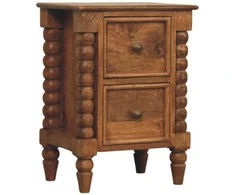 Artisan Furniture Naktinis staliukas su 2 stalčiais
