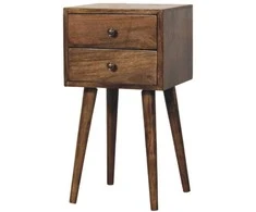Artisan Furniture Nordic naktinis staliukas su 2 stalčiais