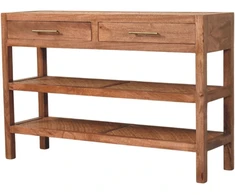 Artisan Furniture Pintas dviejų lygių konsolinis staliukas