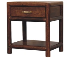 Artisan Furniture Regency mango medienos naktinis staliukas, kaštono atspalvio