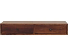 Artisan Furniture Riešutmedžio konsolinis staliukas su 2 stalčiais