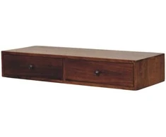 Artisan Furniture Riešutmedžio konsolinis staliukas su 2 stalčiais