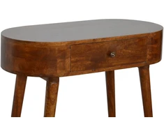 Artisan Furniture Riešutmedžio atspalvio konsolinis staliukas, 80 cm