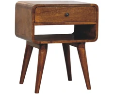 Artisan Furniture Riešutmedžio atspalvio naktinis staliukas, 45 cm