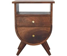 Artisan Furniture Riešutmedžio naktinis staliukas