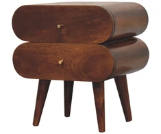 Artisan Furniture Riešutmedžio atspalvio naktinis staliukas, 45 cm