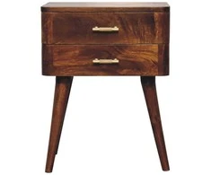 Artisan Furniture Riešutmedžio Nordic naktinis staliukas
