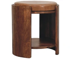 Artisan Furniture Savoy Leather mango medienos taburetė