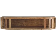 Artisan Furniture Sieninis Ariella mango medienos konsolinis staliukas su lentyna, ąžuolo atspalvio