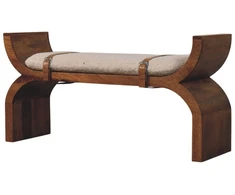Artisan Furniture Stirrup Curve lenktų formų suoliukas
