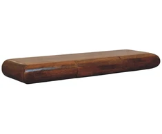 Artisan Furniture Trigubas Solis prie sienos montuojamas mango medienos konsolinis staliukas