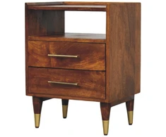 Artisan Furniture Valenza mango medienos naktinis staliukas